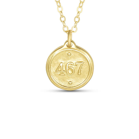 Necklace (Petite/Gold) - Philippians 4:6-7