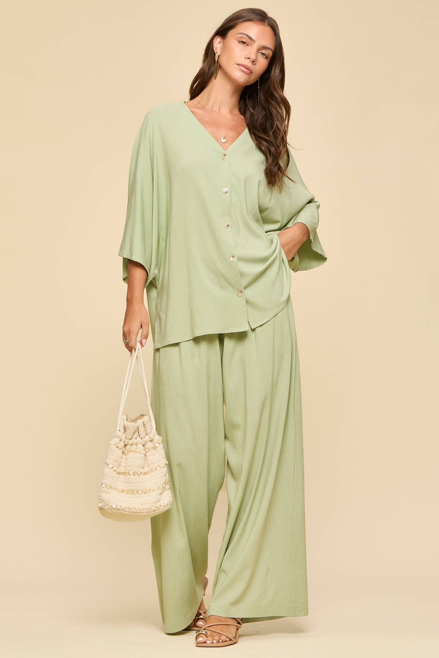 2-Piece Linen Summer Set