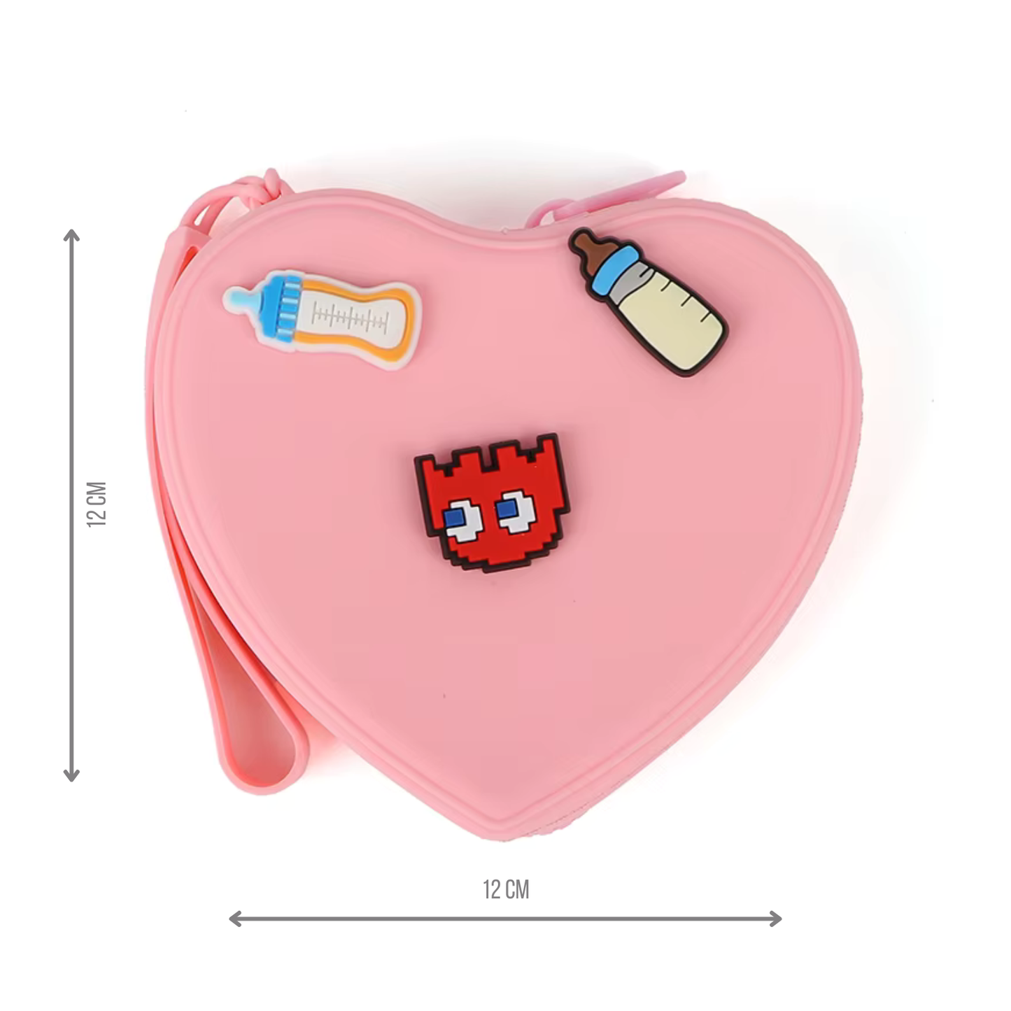 Perforated POP & CLIP pouches - Heart shape - Creative gift