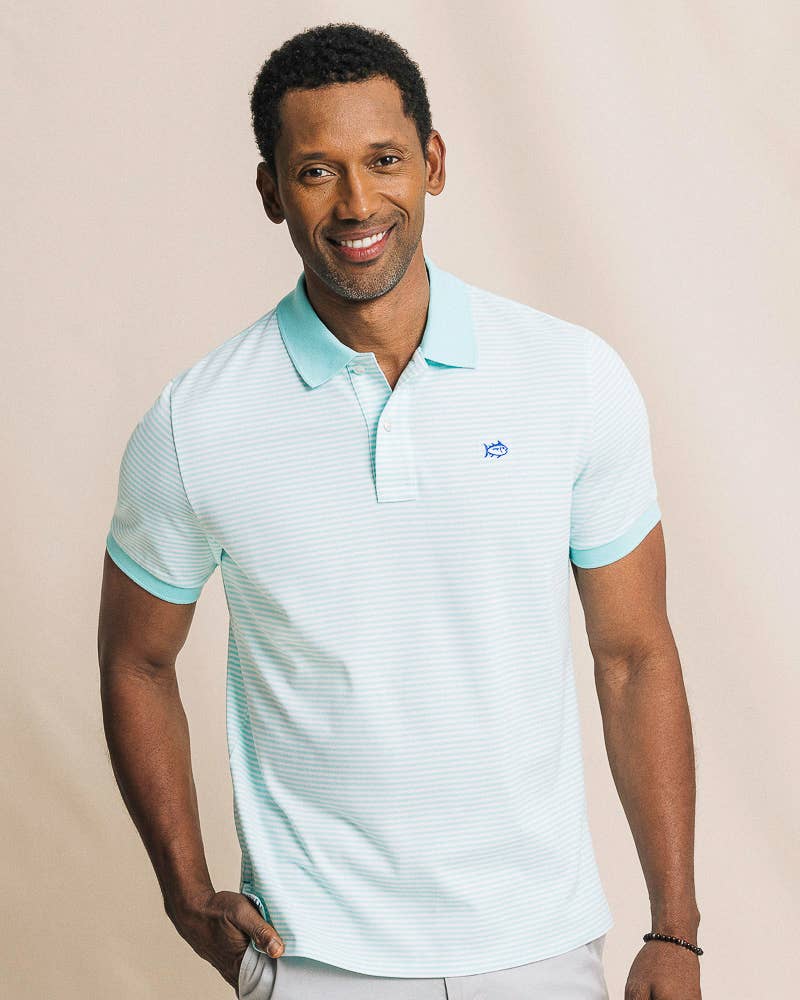 M SS SJ Stripe Polo