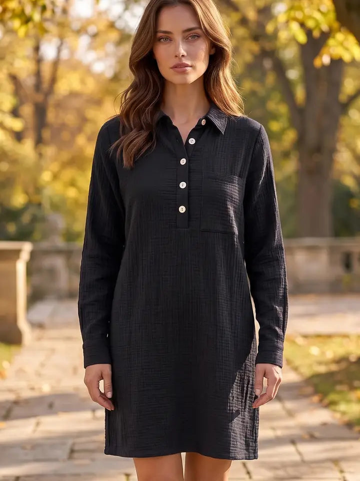 Cotton A-line Dress