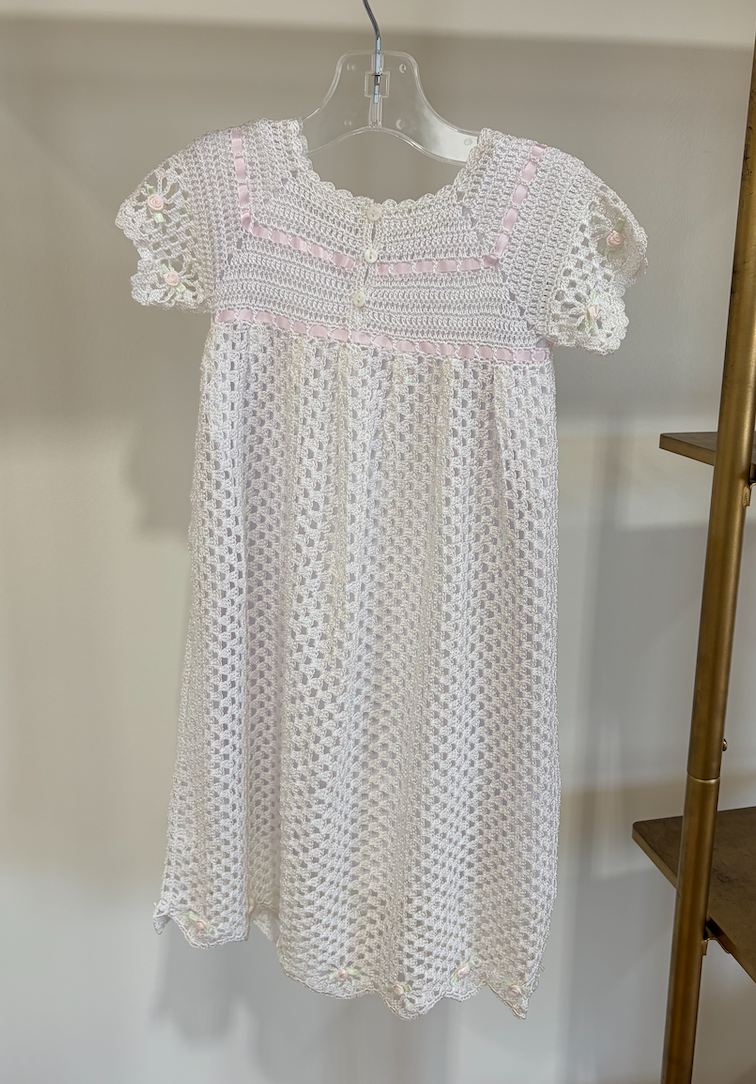 Flora Heirloom Overlay Dress (6-12M)