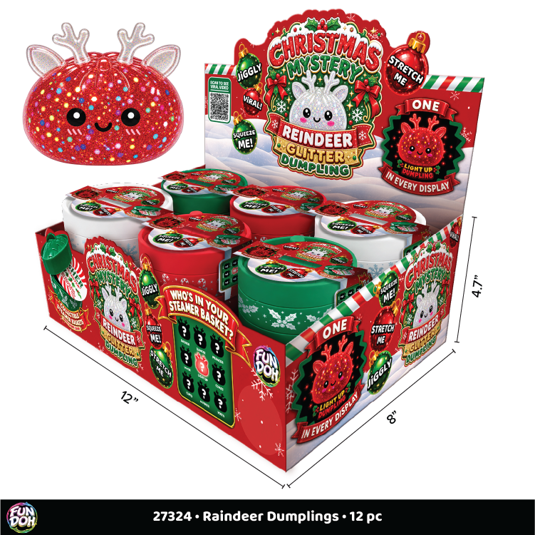 Xmas Mystery Reindeer Dumpling Squishy