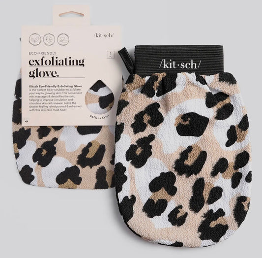 Leopard Exfoliating Glove