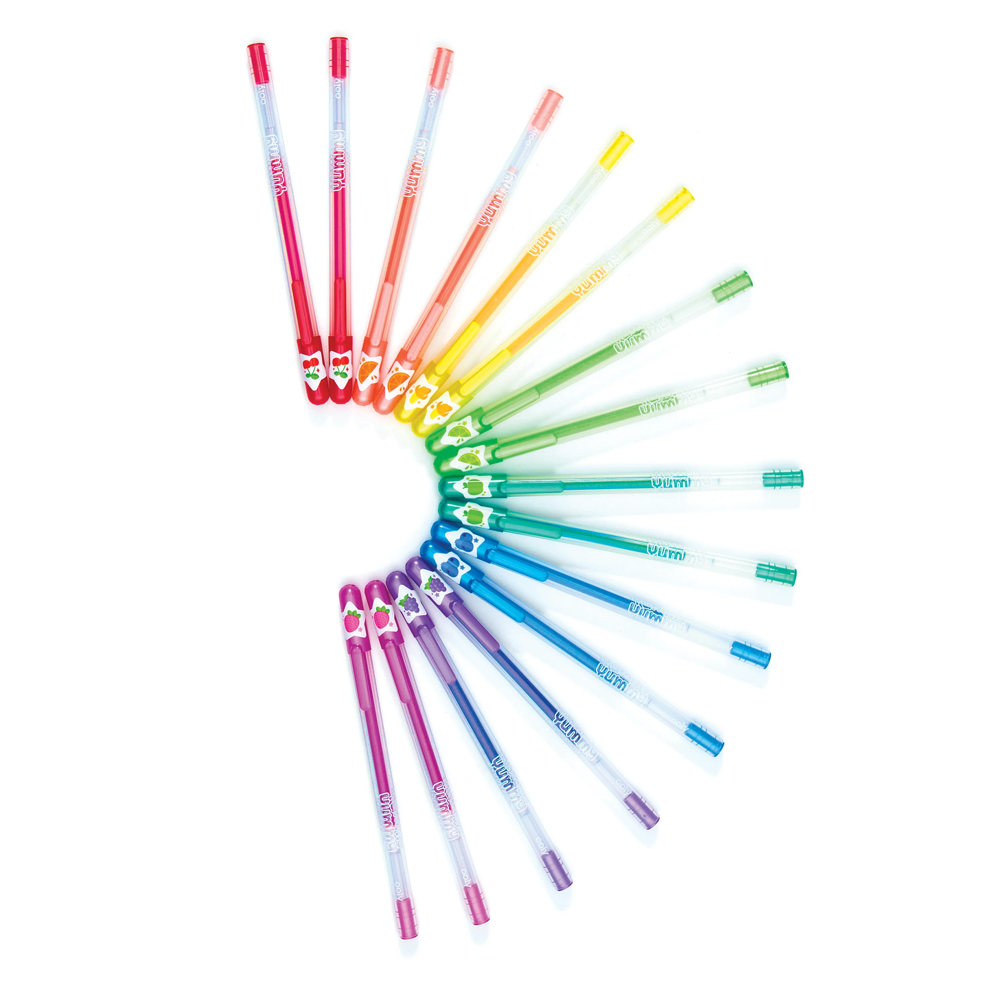 Yummy Yummy Scented Glitter Gel Pens - Set of 12