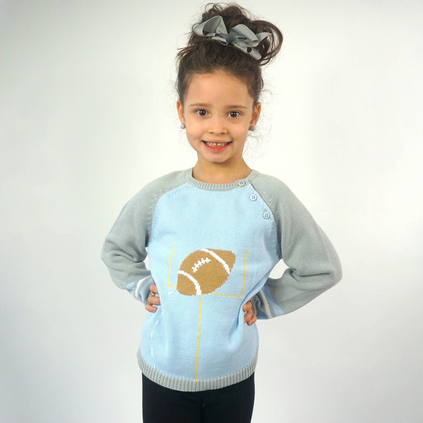 Knit Football Sweater