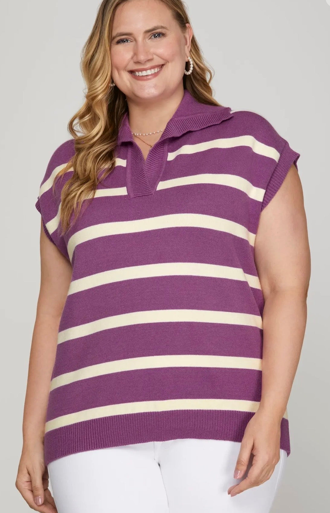 Curvy Violet Top