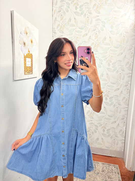 "Dreaming" Denim Dress