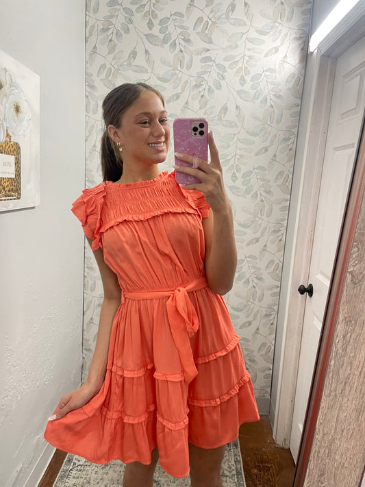 "Tangerine" Dress