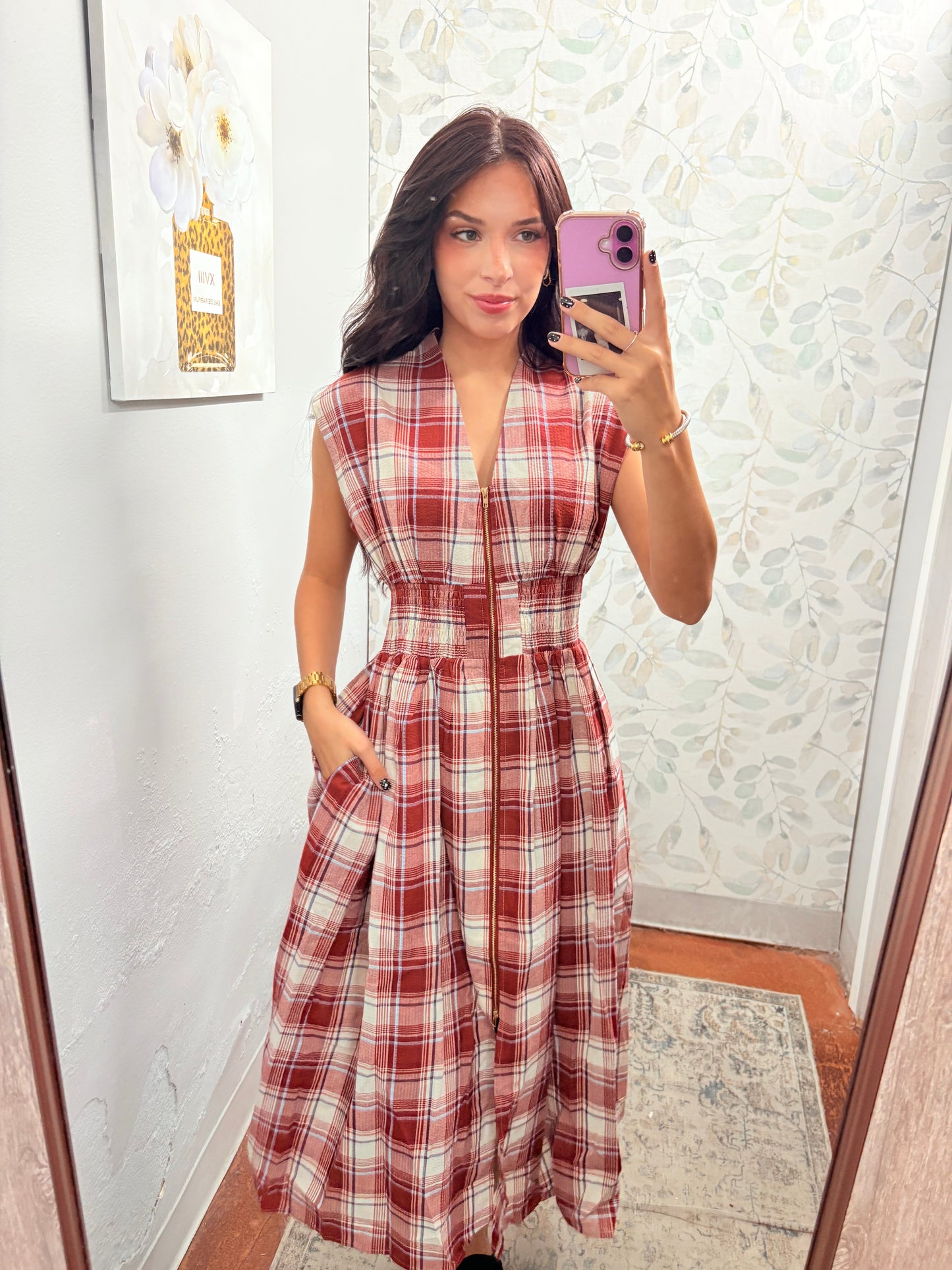 "Precious & Plaid" Dress
