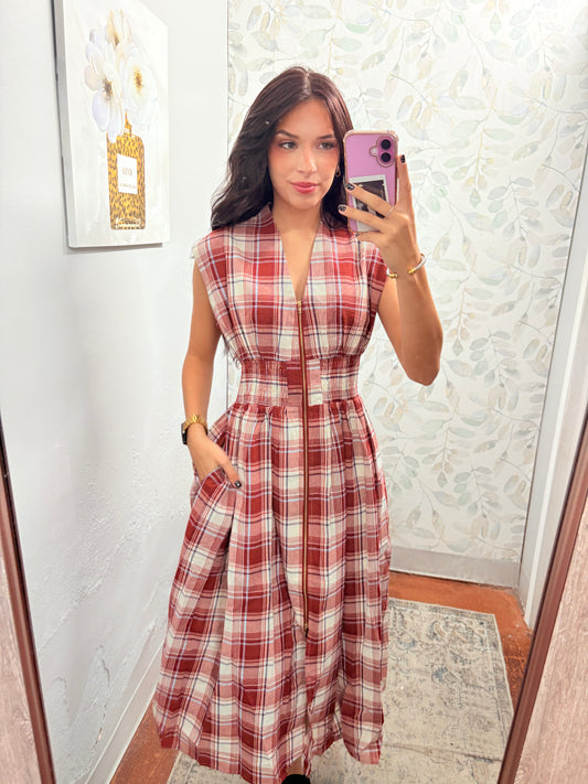 "Precious & Plaid" Dress
