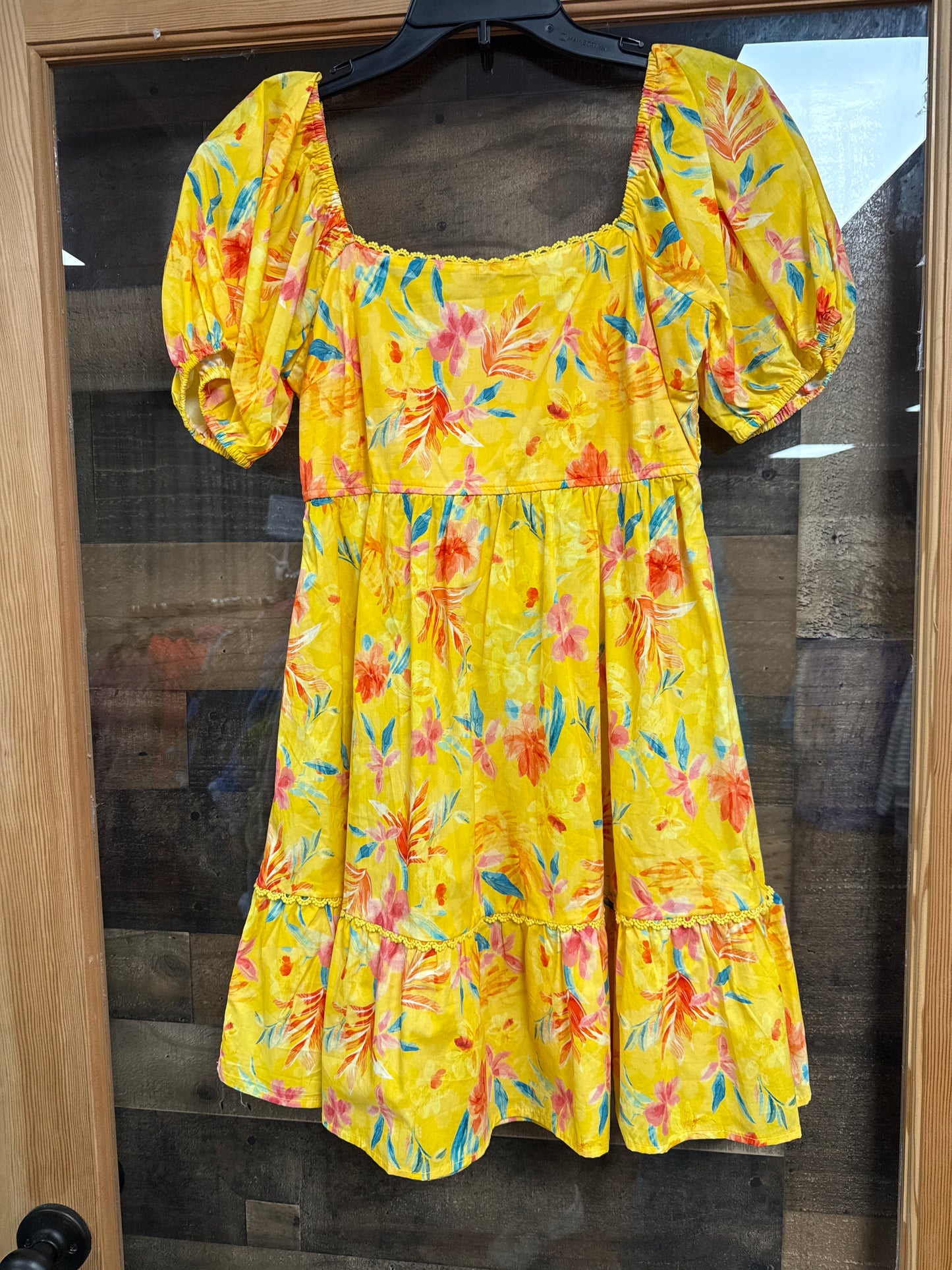 Yellow Floral Dress