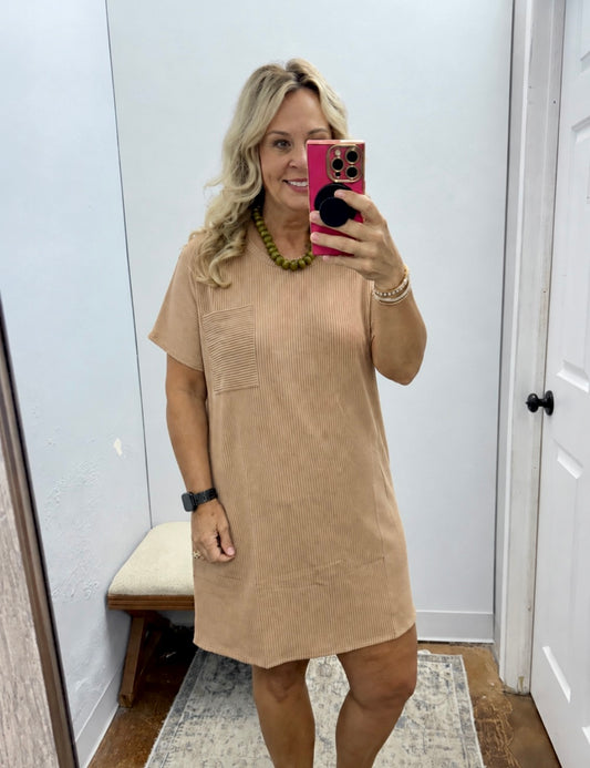 Peanut Butter Curvy Dress