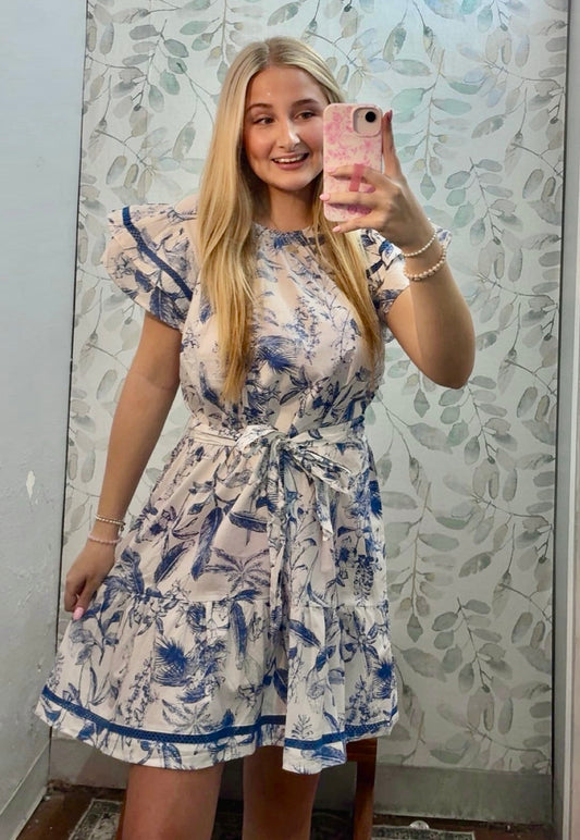 Blue Bird Dress