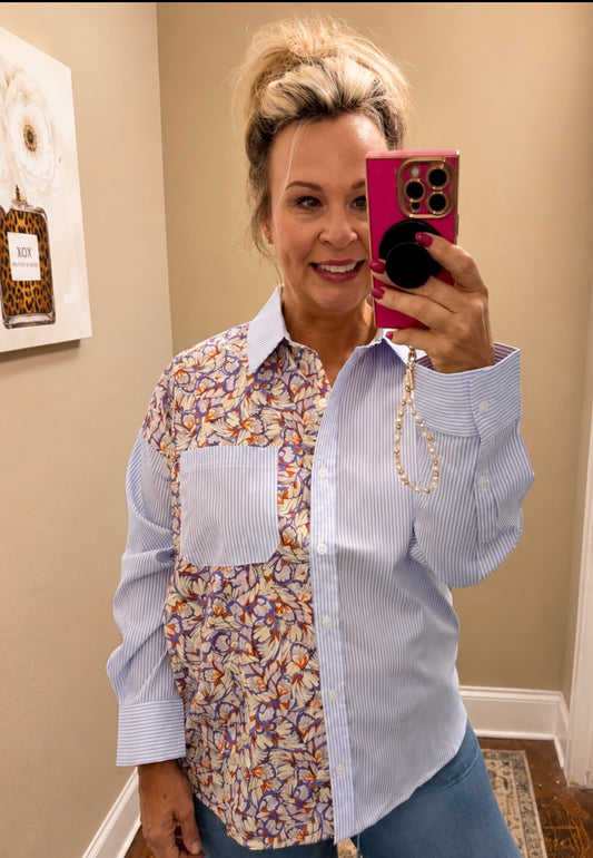 LAVENDER COMBO top