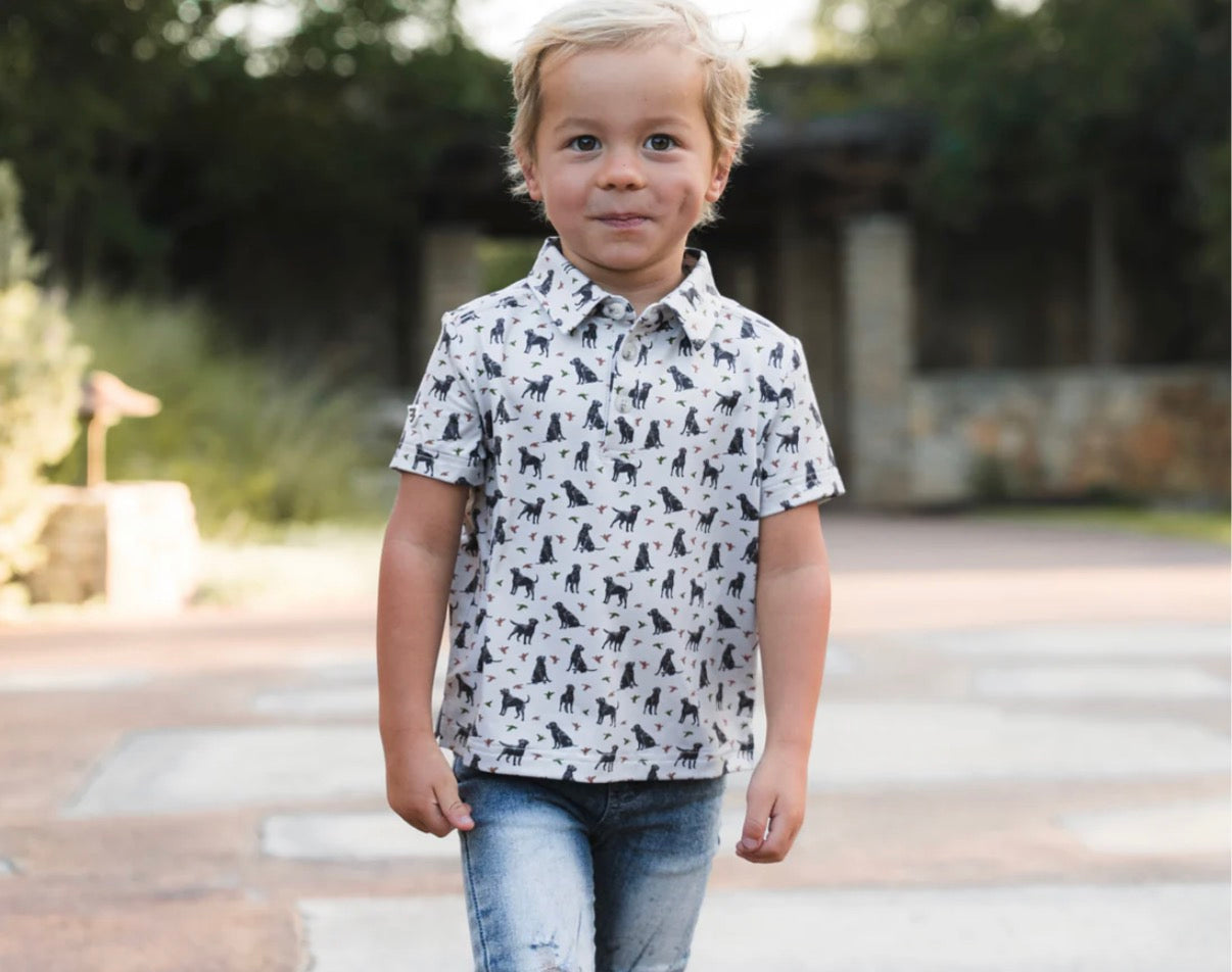 "Ducks & Dogs" Youth Polo