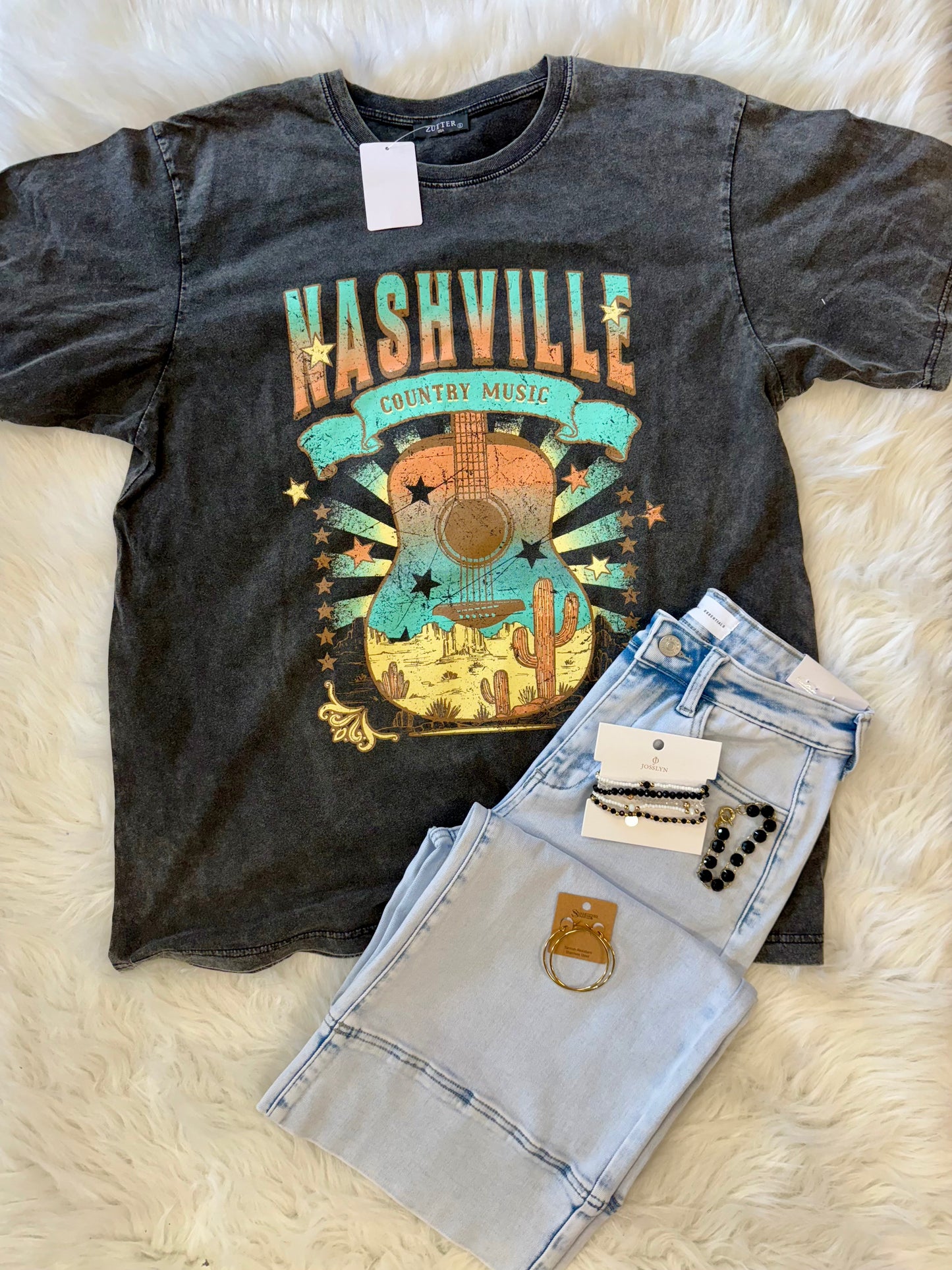 Nashville Country Music Graphic Tee