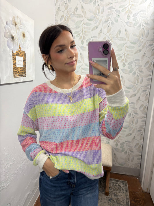 "Across The Board" Sweater