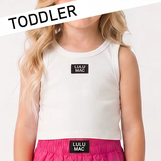 LM Toddler white Tank