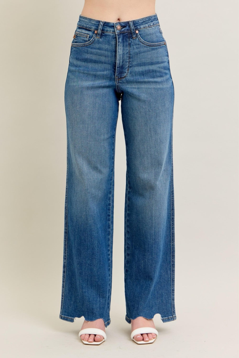 JB High Waist Chew Hem Tummy Control