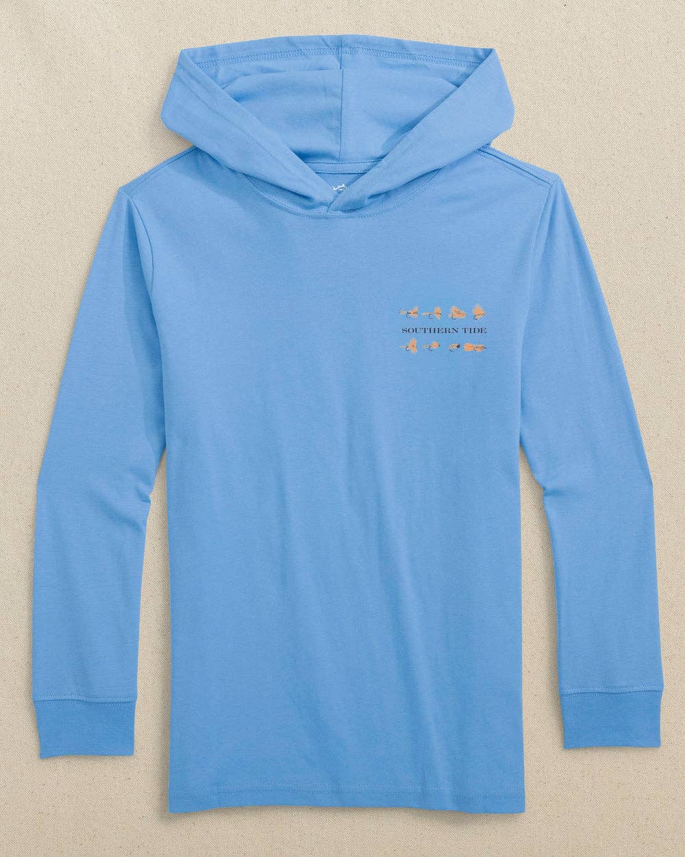 Kids Southern Tide Flies Long Sleeve Hoodie T-Shirt