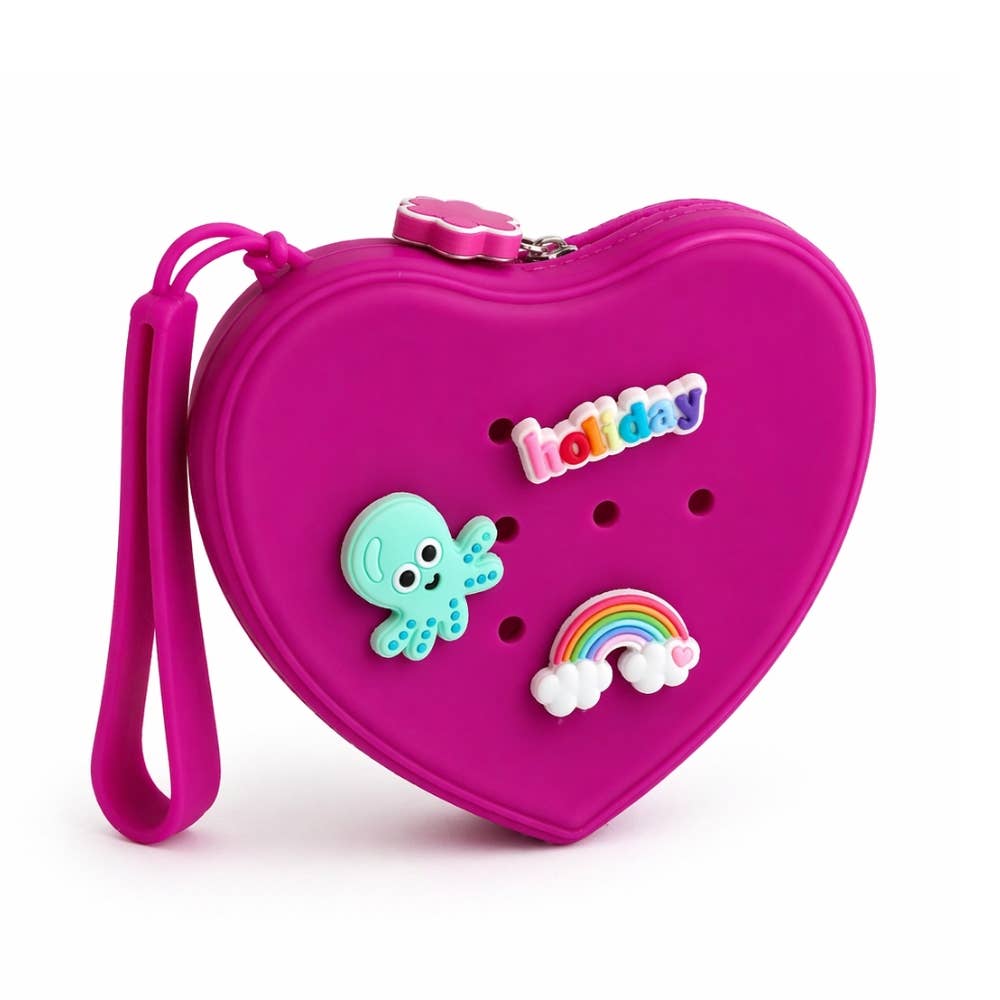 Perforated POP & CLIP pouches - Heart shape - Creative gift