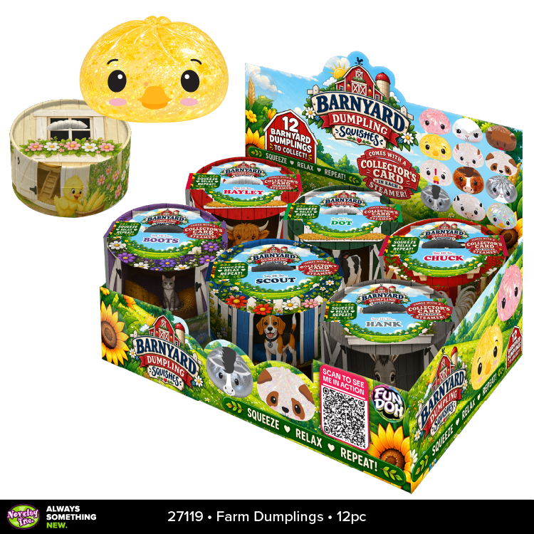 Barnyard Squishy Dumpling Toy