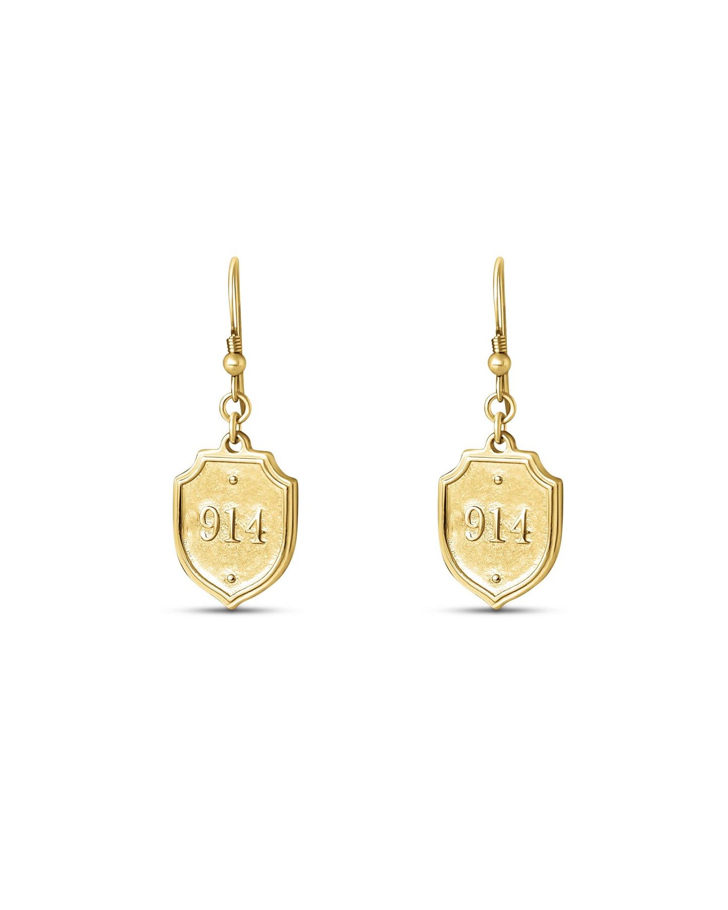 Earring (Petite/Gold) French Hook - Psalm 91:4