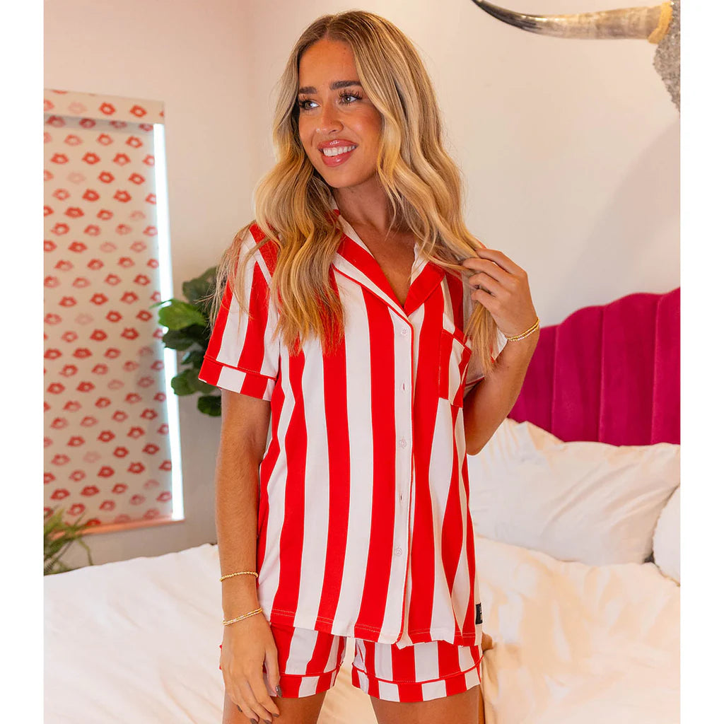 Red & White Stripe PJ's