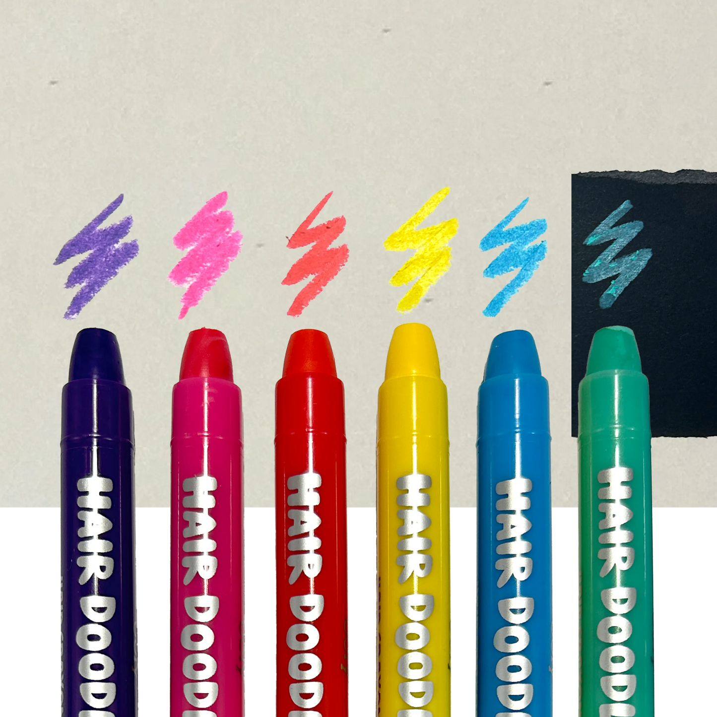 Hair Doodlers Hair Crayons Set of 6