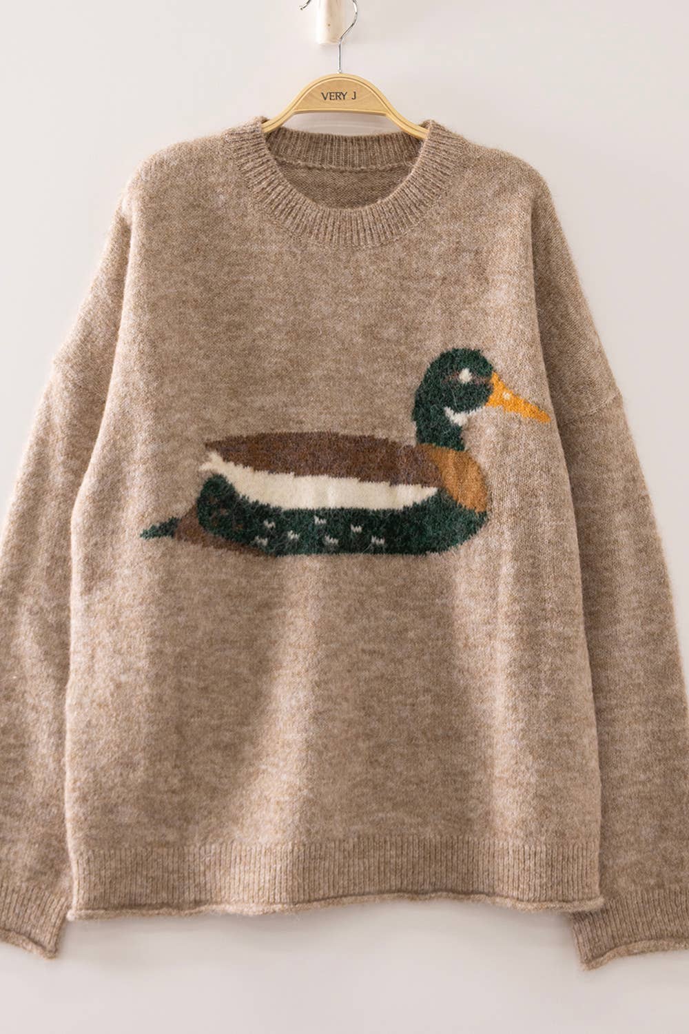 12W3683N-Cozy Mallard Sweater