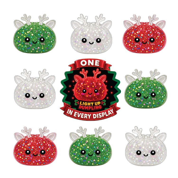Xmas Mystery Reindeer Dumpling Squishy