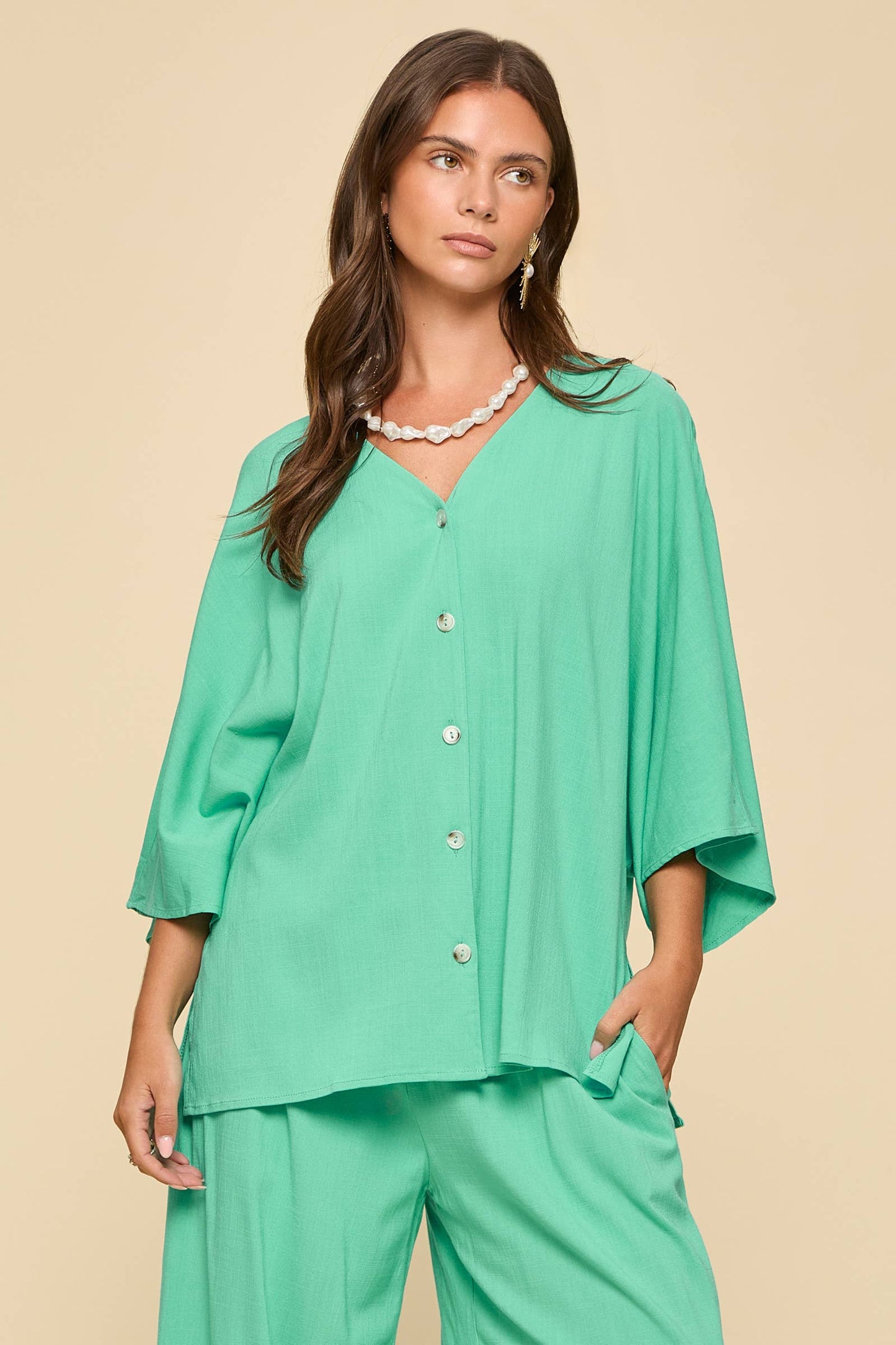 2-Piece Linen Summer Set