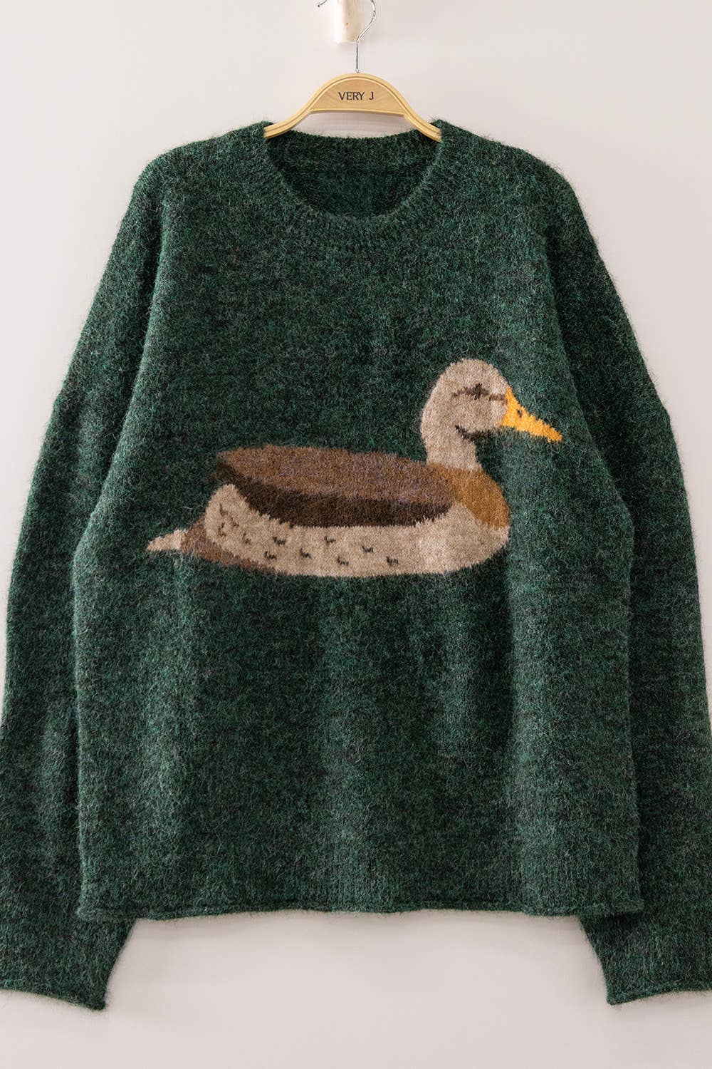 12W3683N-Cozy Mallard Sweater