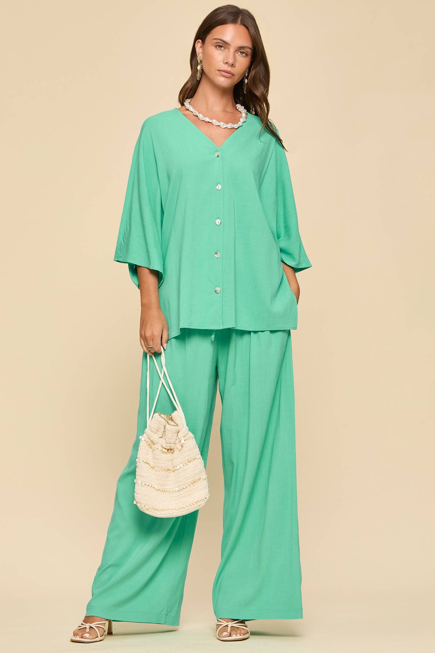 2-Piece Linen Summer Set