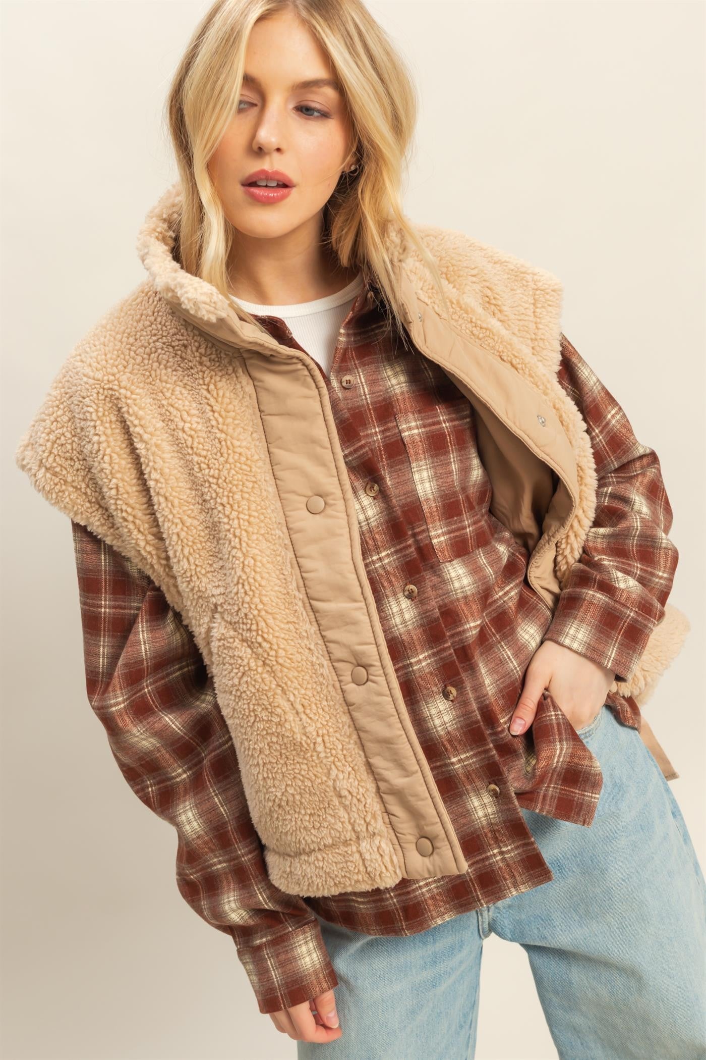 Cozy Sherpa Vest