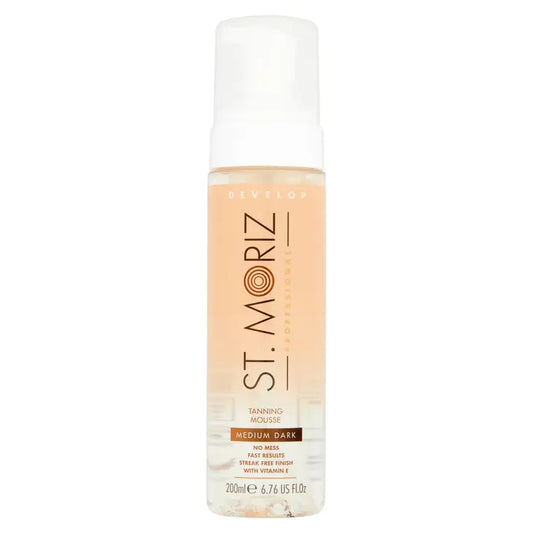 St. Moriz Professional Clear Mousse Medium-Dark