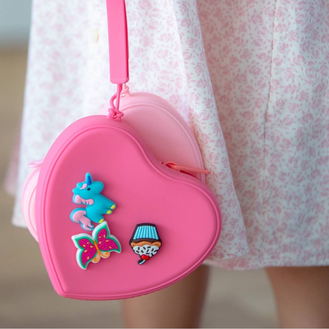 Perforated POP & CLIP pouches - Heart shape - Creative gift