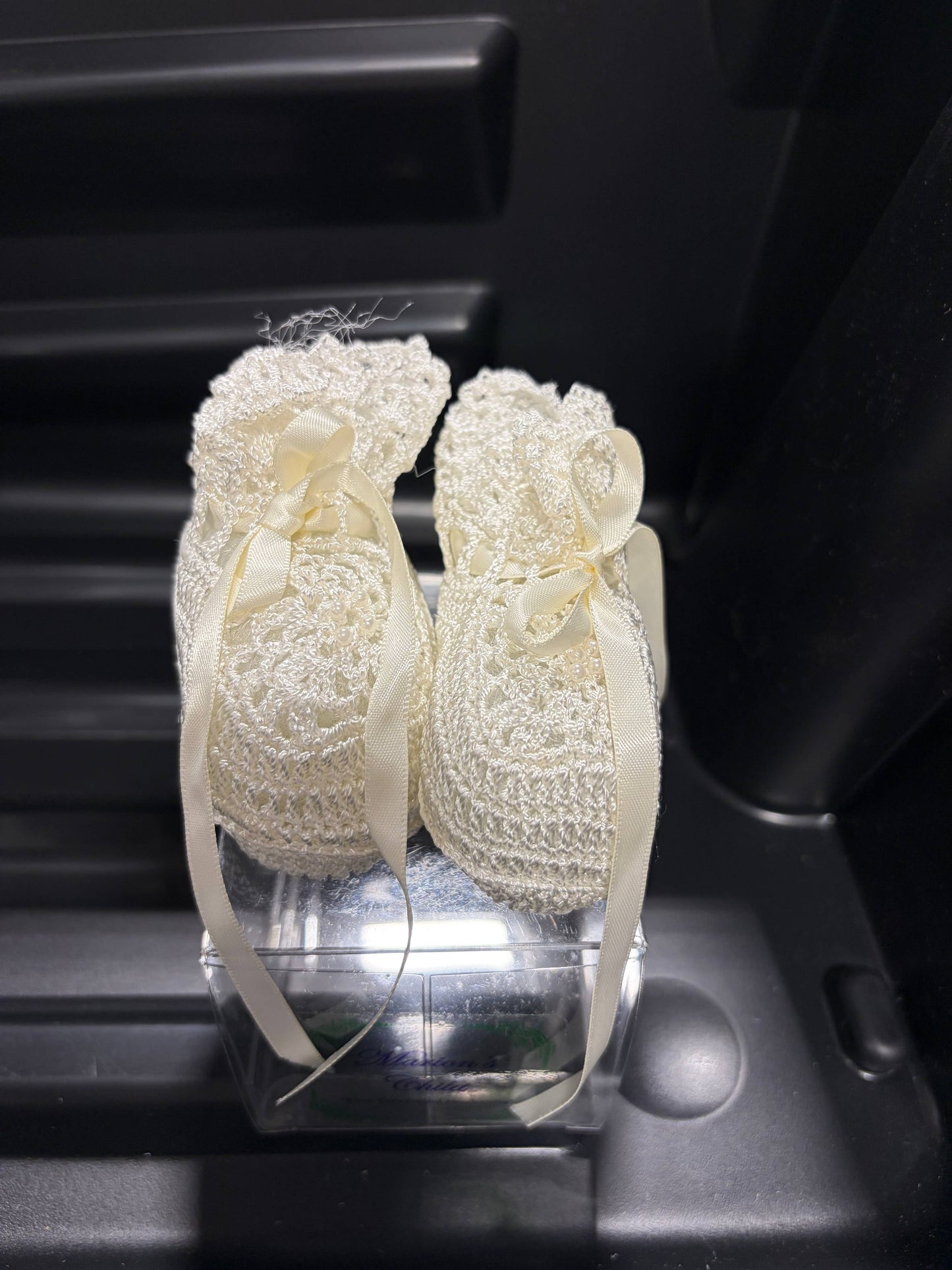 Precious Pearl Heirloom Baby Booties