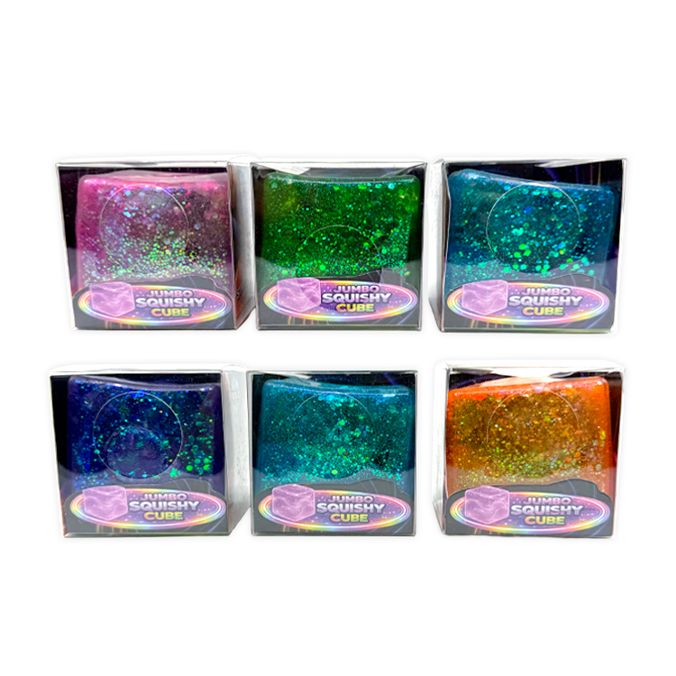 Fun Doh JUMBO Squishy Cube Assortment - 6/Display
