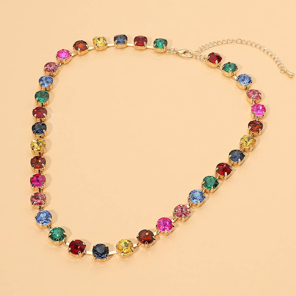 Rainbow Row Necklace