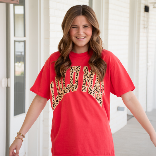 Leopard Adult Paprika CC Tee