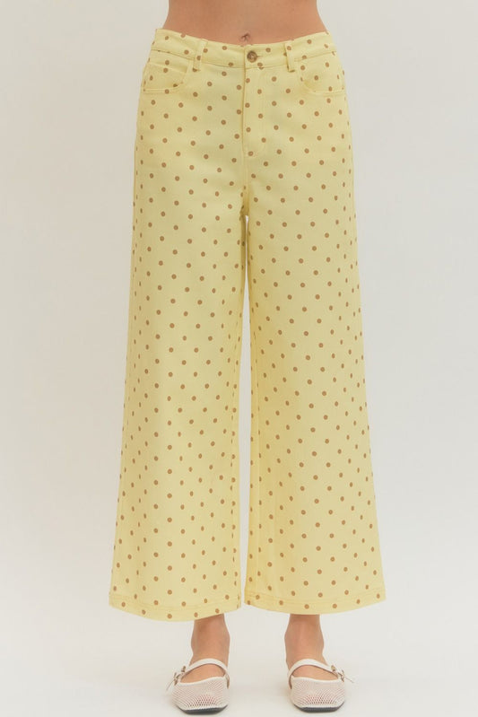 Lemon Dot Pant