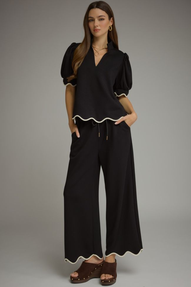 Scallop Knit Pant