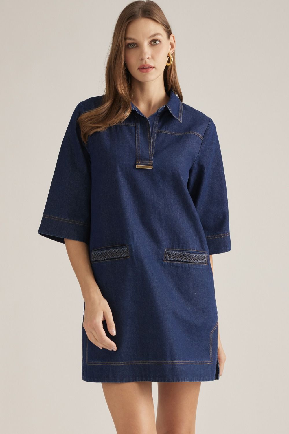 Denim Midi Dress