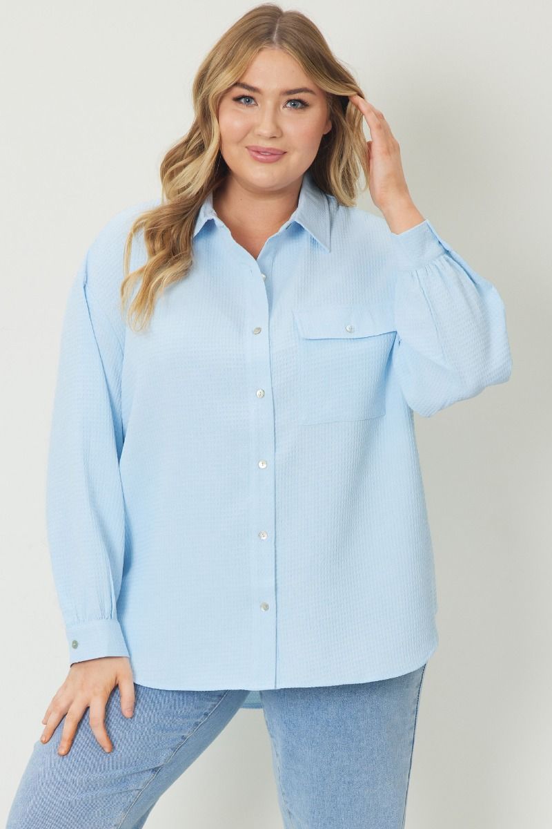 "Blues" Top