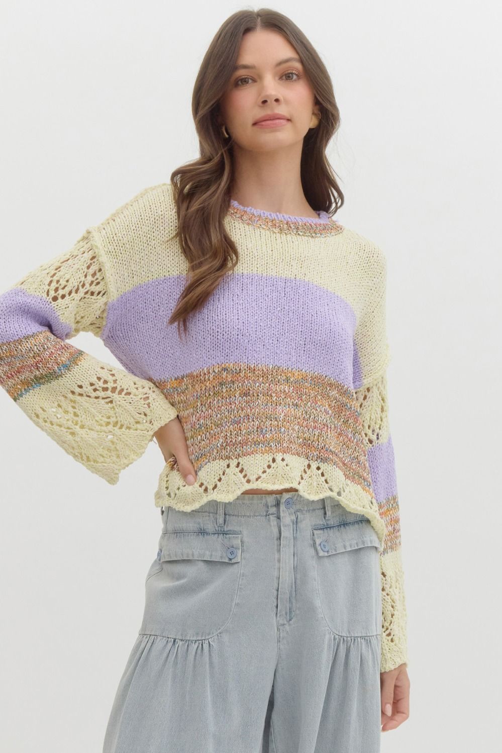 Color block Sweater