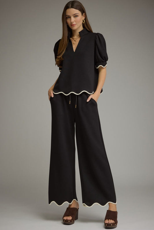 Scalloped Edge Top