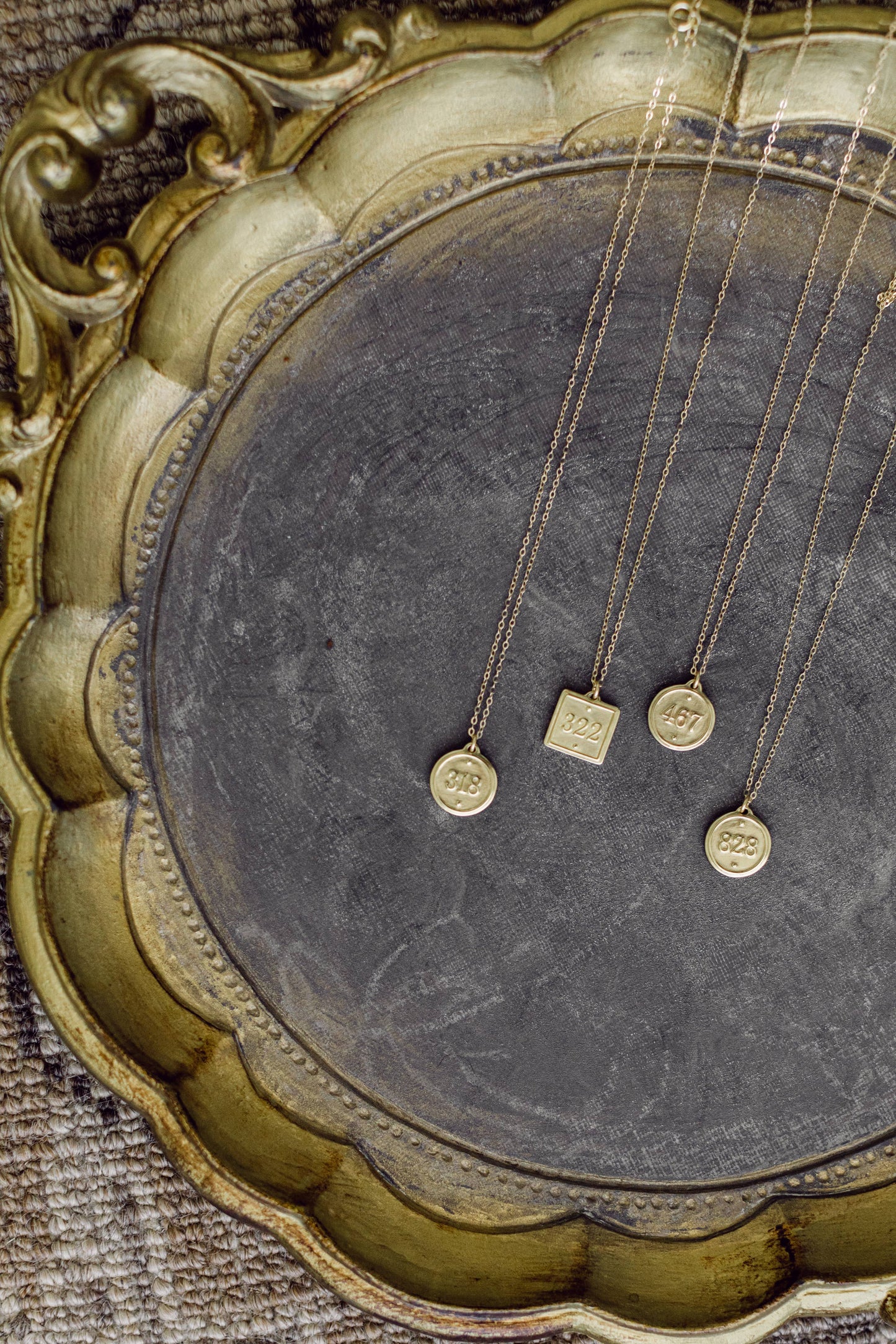 Necklace (Petite/Gold) - Philippians 4:6-7