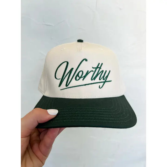 "Worthy" Cap